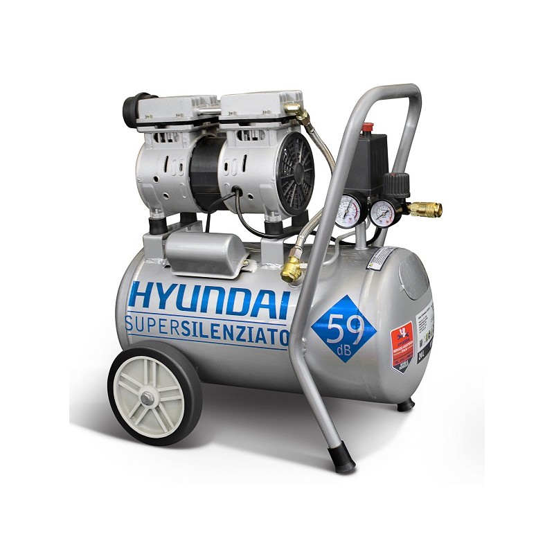 Compressore Supersilenziato Oilless HYUNDAI KWU 750-24L