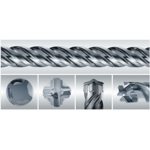 PUNTA ELICOIDALE 32x570 SDS-MAX NEMESIS